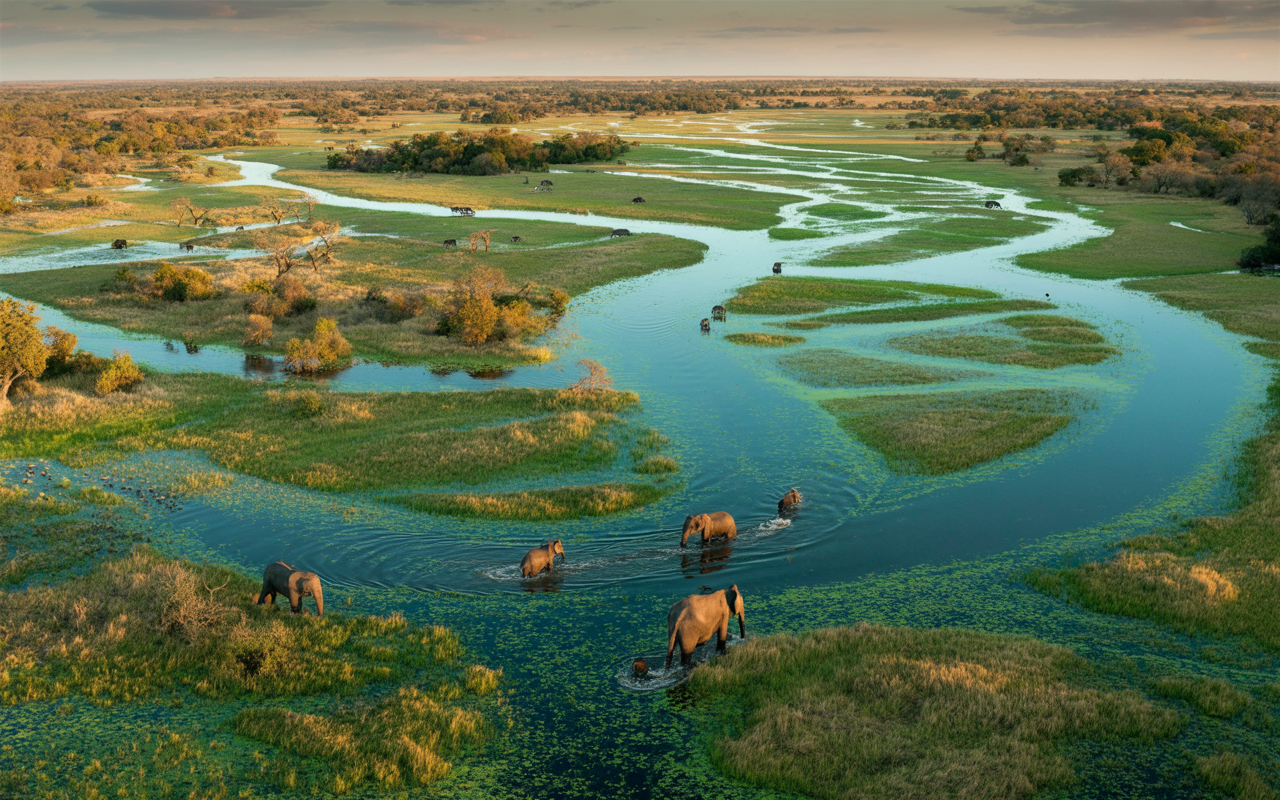 Okavango Delta safari — Water safari paradise