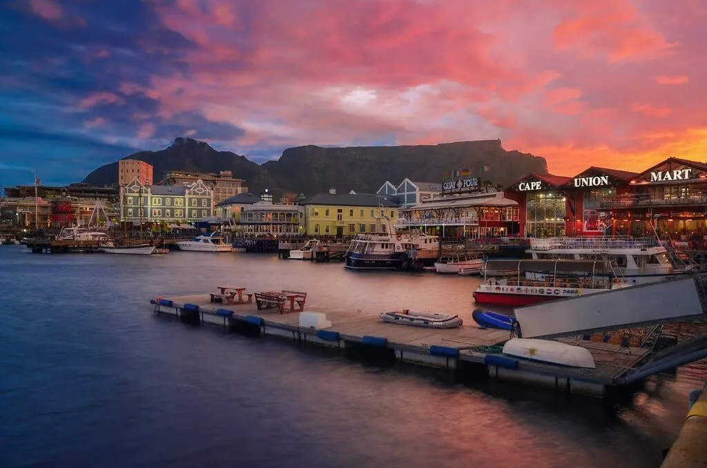 Golden hour safari sunset over Cape Town — curated tours and experiences
