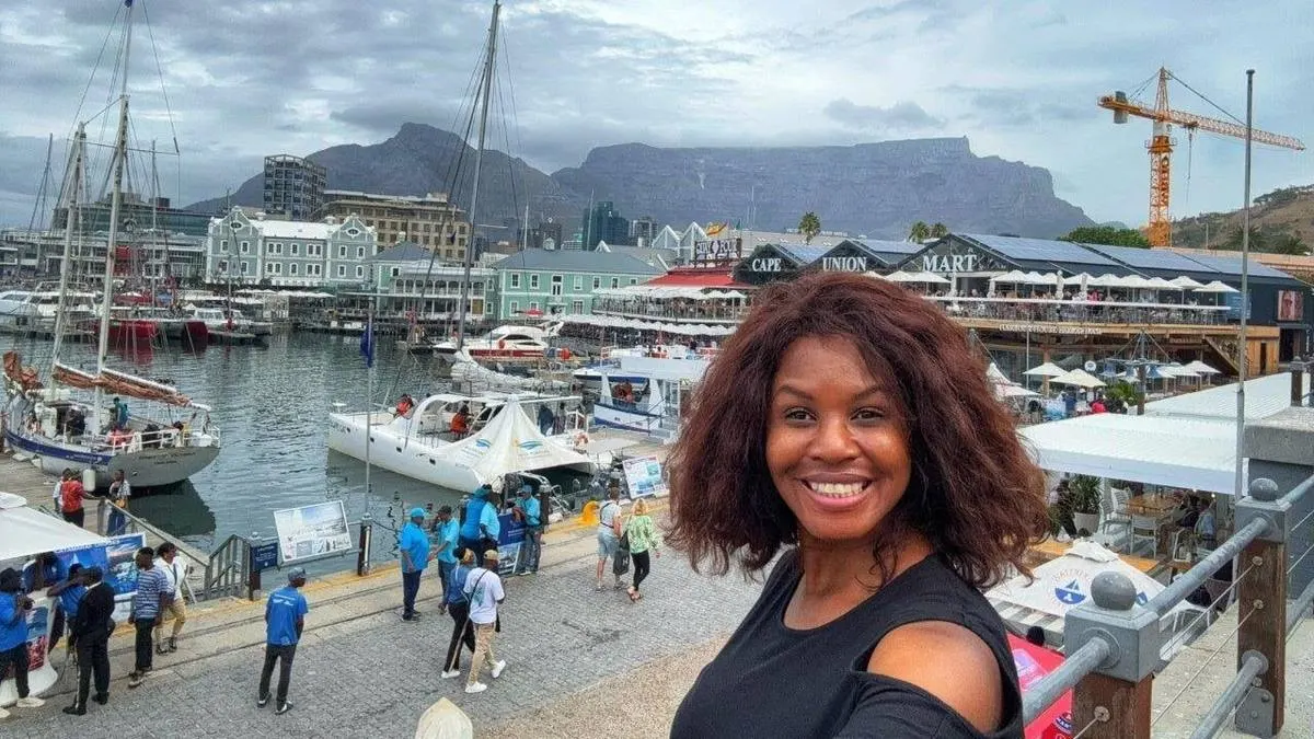 V&A Waterfront at golden hour — Cape Town landmark and harbour