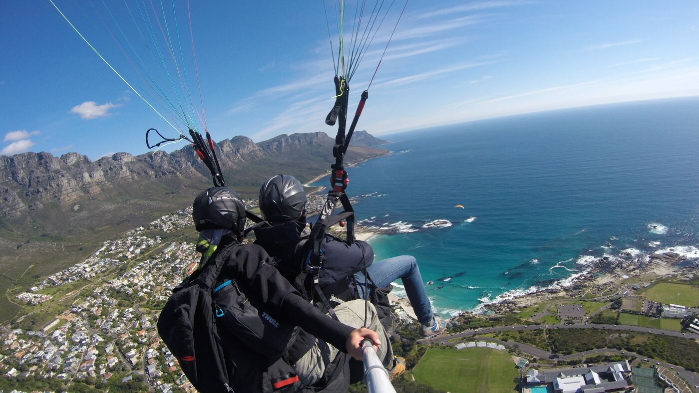 Tandem Paragliding Over Cape Town from Signal Hill — Signal Hill, Cape Town